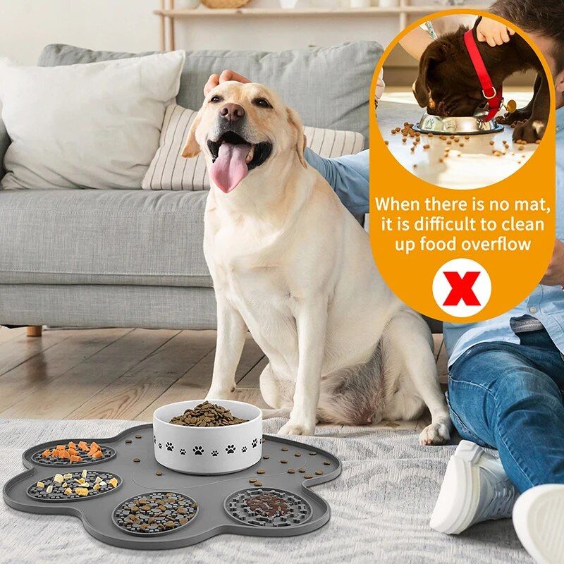 silicone pet placemat, view 9 - MRSLM
