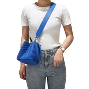 ruched bucket bag, view 22 - MRSLM