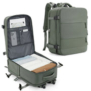 nylon travel backpack, view 2 - MRSLM