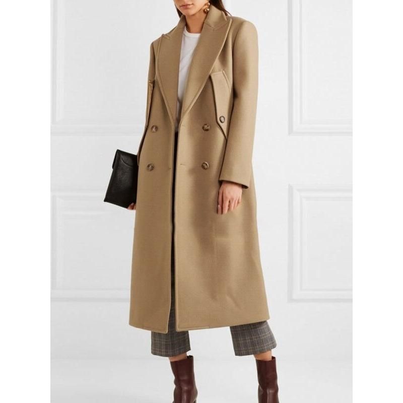 double-breasted trench coat for women, view 5 - MRSLM