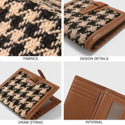 short PU card holder wallet with box, view 6 - MRSLM