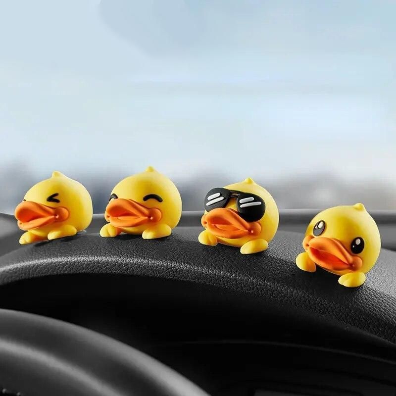 Cute Yellow Duck Car Decoration