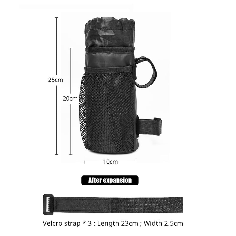 insulated cycling bottle carrier bag, view 8 - MRSLM