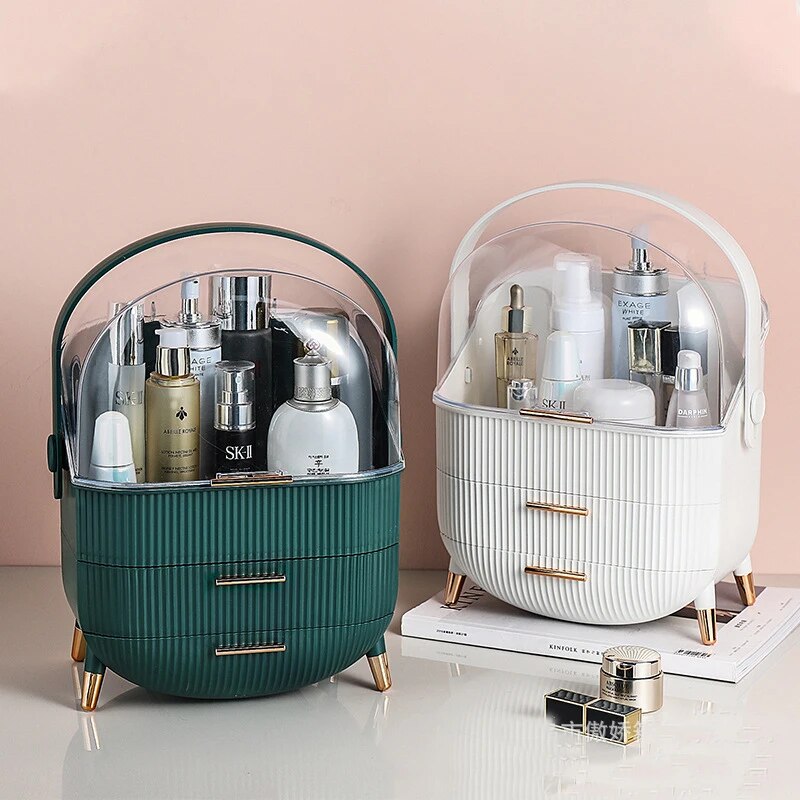 waterproof makeup organizer box, view 9 - MRSLM