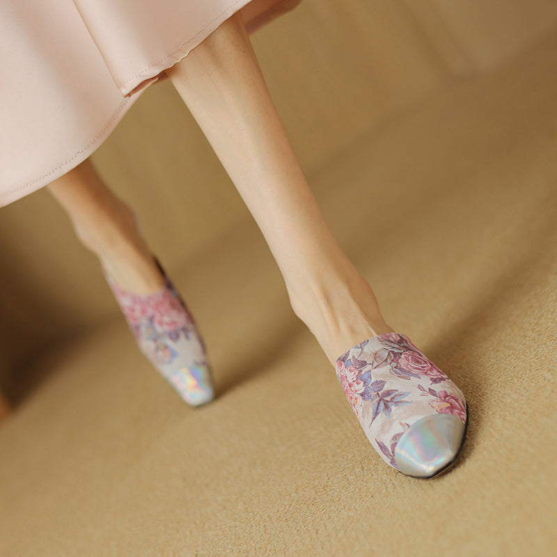 suede mule slippers, view 19 - MRSLM