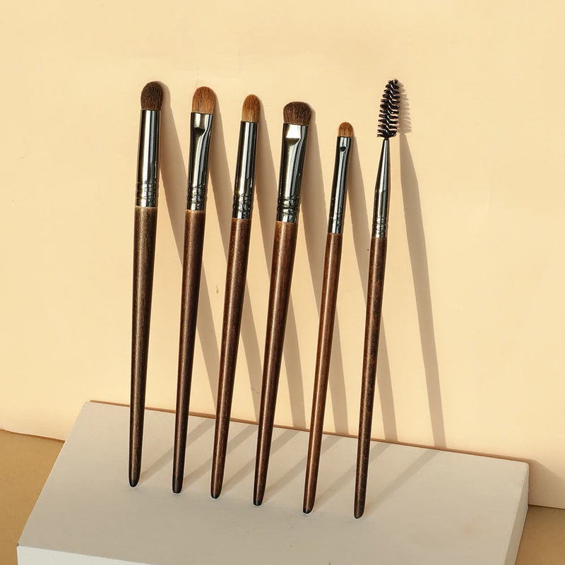 6-piece eye makeup brush set, view 3 - MRSLM