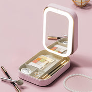 portable LED makeup mirror, view 4 - MRSLM
