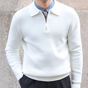 men's slim fit knit pullover sweater, view 4 - MRSLM