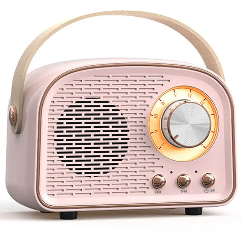 retro mini wireless speaker, view 3 - MRSLM