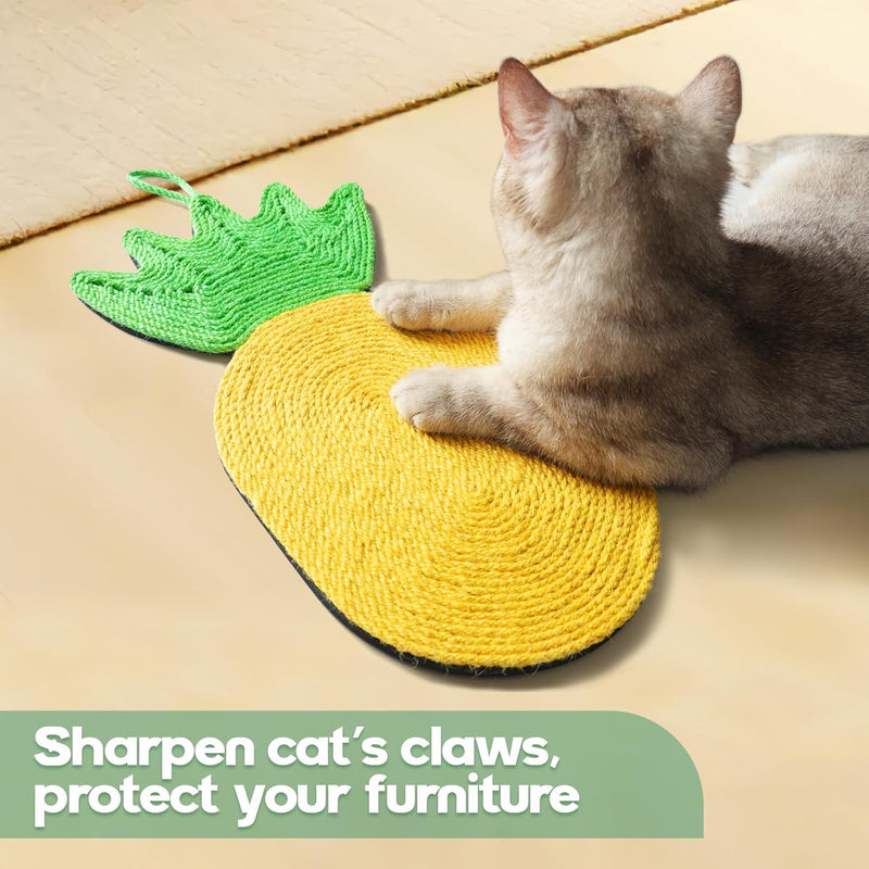 sisal rope cat scratching pad, view 5 - MRSLM
