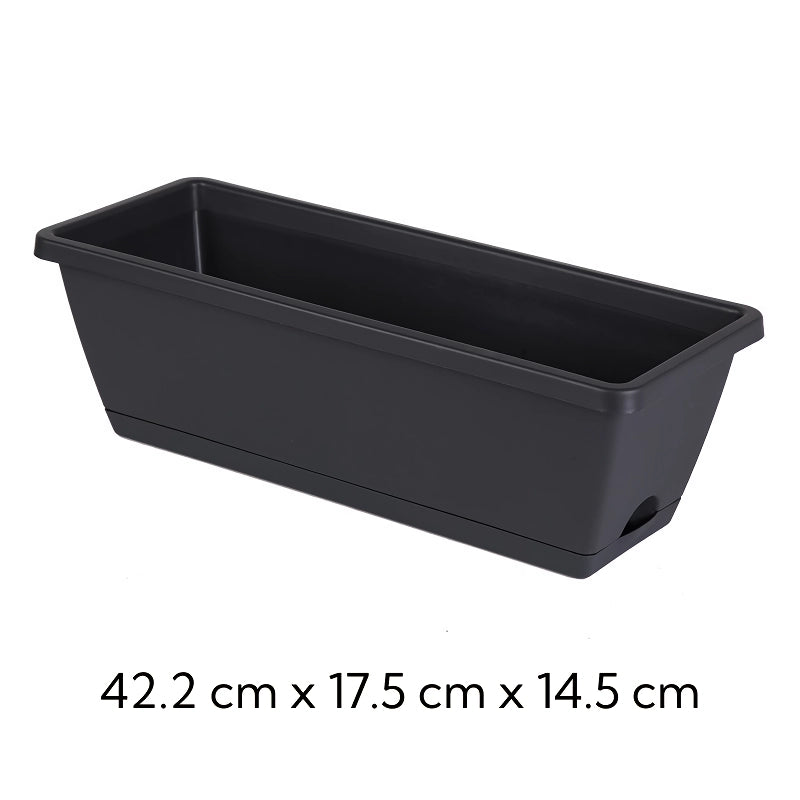 plastic vegetable planter with drain holes, view 13 - MRSLM