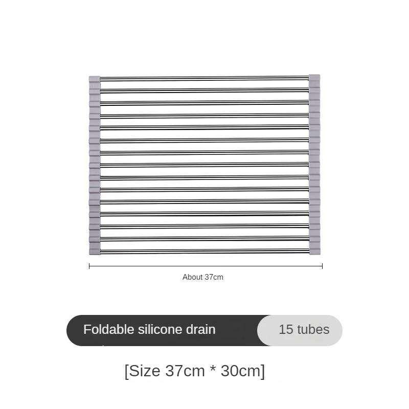 stainless steel sink draining rack, view 3 - MRSLM