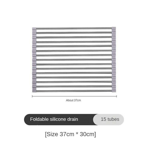 stainless steel sink draining rack, view 3 - MRSLM