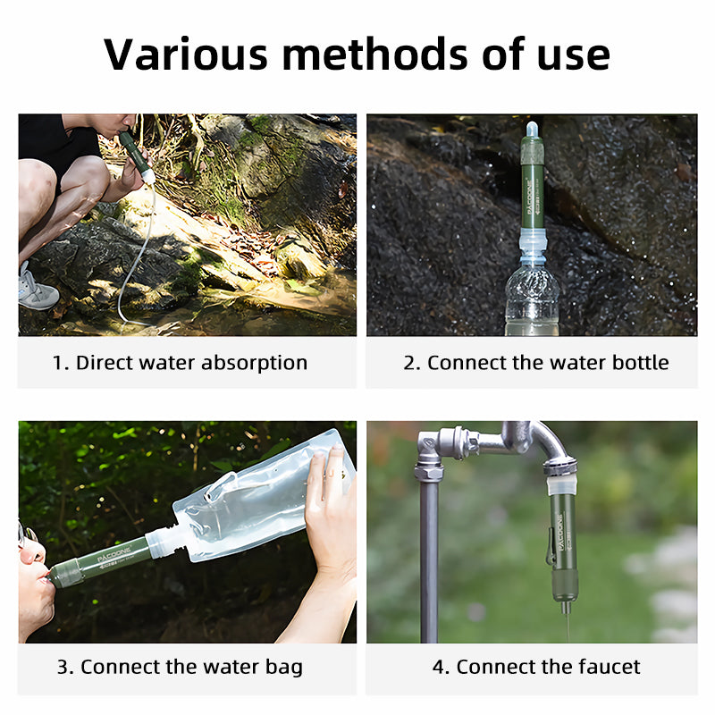 portable mini water filter straw, view 7 - MRSLM