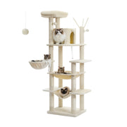 tall cat tree tower, view 2 - MRSLM