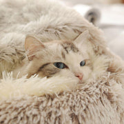 Plush cat bed, view 8 - MRSLM