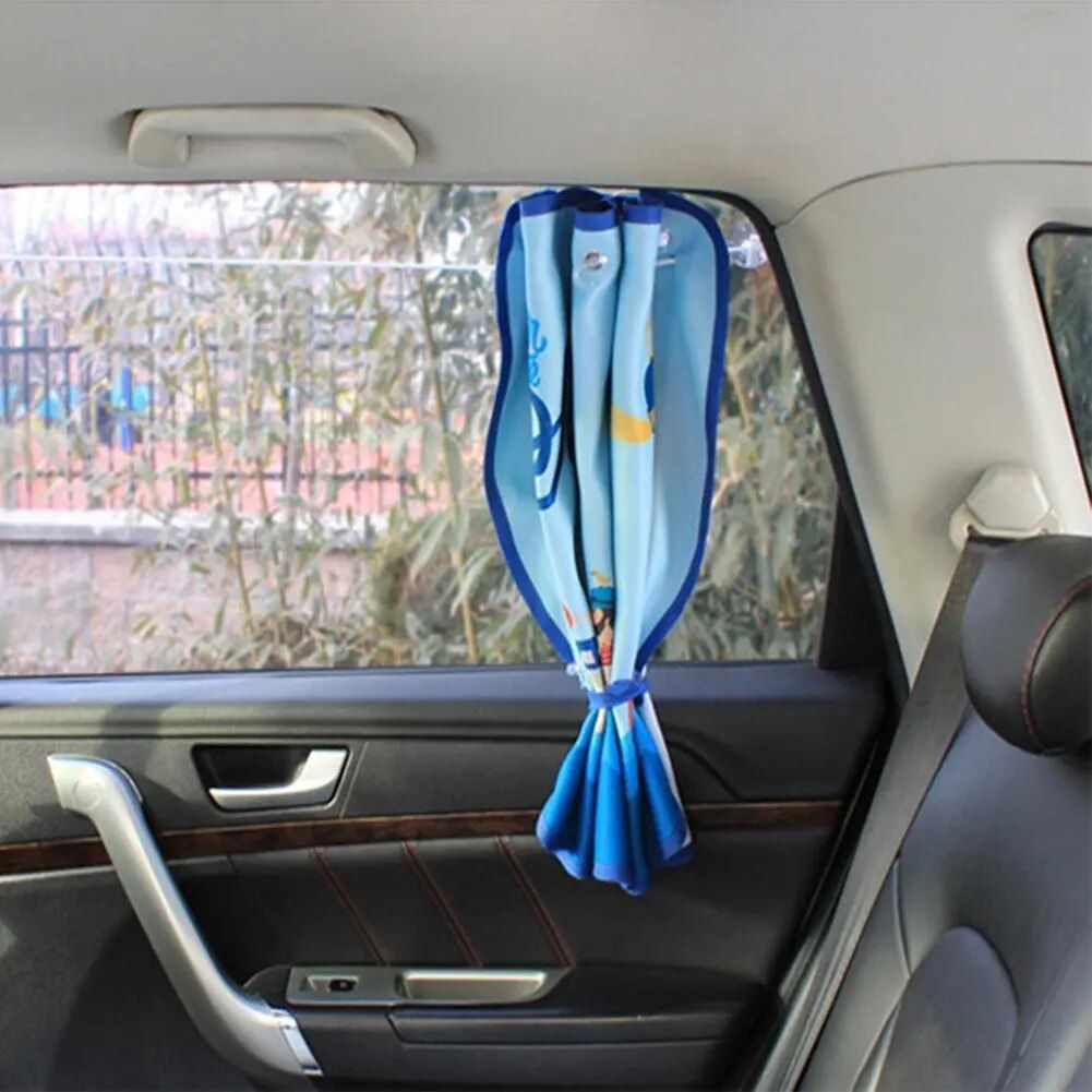 Cartoon Rear Window Car Sunshade: UV Protection & Fun Design for Kids