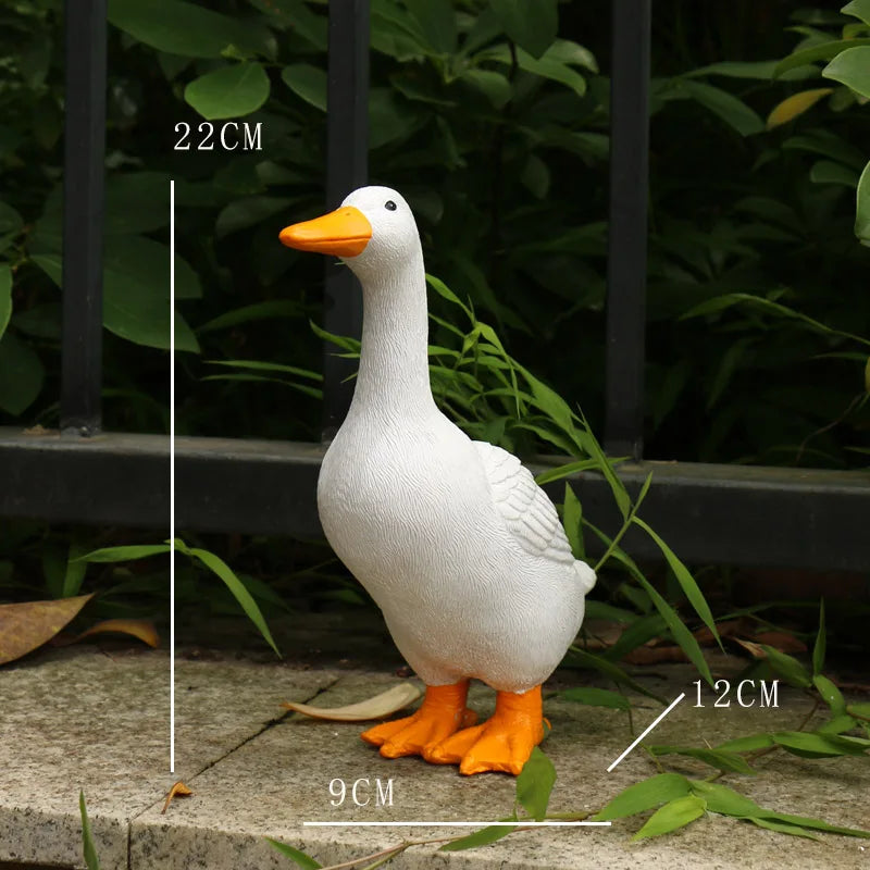 duck figurine sculpture, view 4 - MRSLM