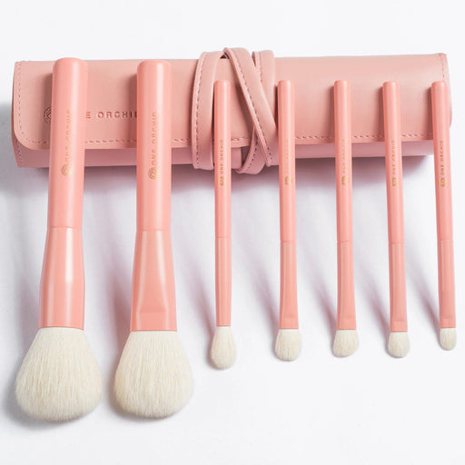 7-piece pink makeup brush set - MRSLM