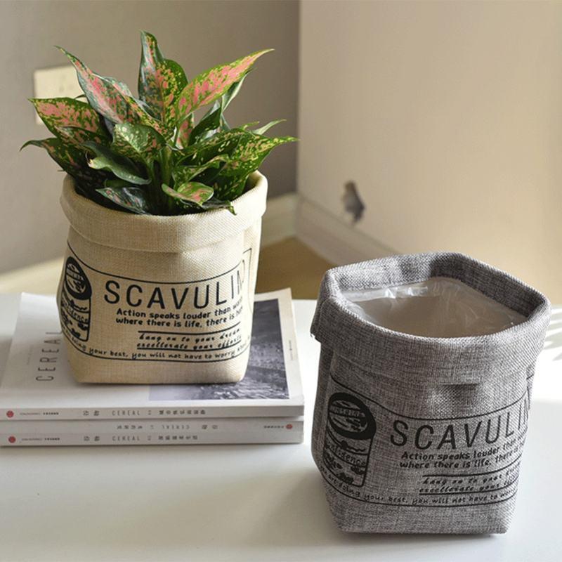 fabric flower pot cover and storage bag - MRSLM