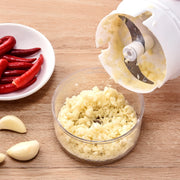 manual food processor garlic chopper, view 5 - MRSLM