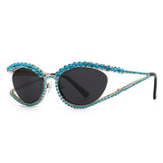 cat eye diamond sunglasses, view 6 - MRSLM