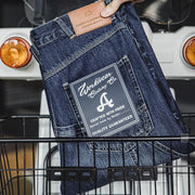 retro blue washed denim jeans for men, view 5 - MRSLM