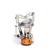 Portable titanium gas stove, view 3 - MRSLM