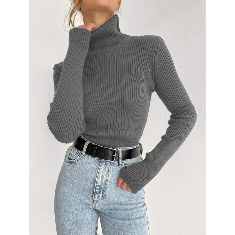 thick turtleneck sweater, view 3 - MRSLM