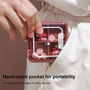 moisture-proof 4-cell pill box, view 7 - MRSLM