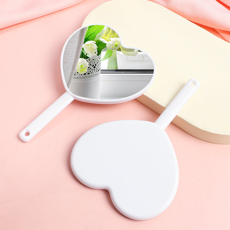love handheld makeup mirror, view 2 - MRSLM