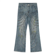 men's loose stitched jeans, view 7 - MRSLM