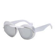 Geometric double frame sunglasses, view 4 - MRSLM