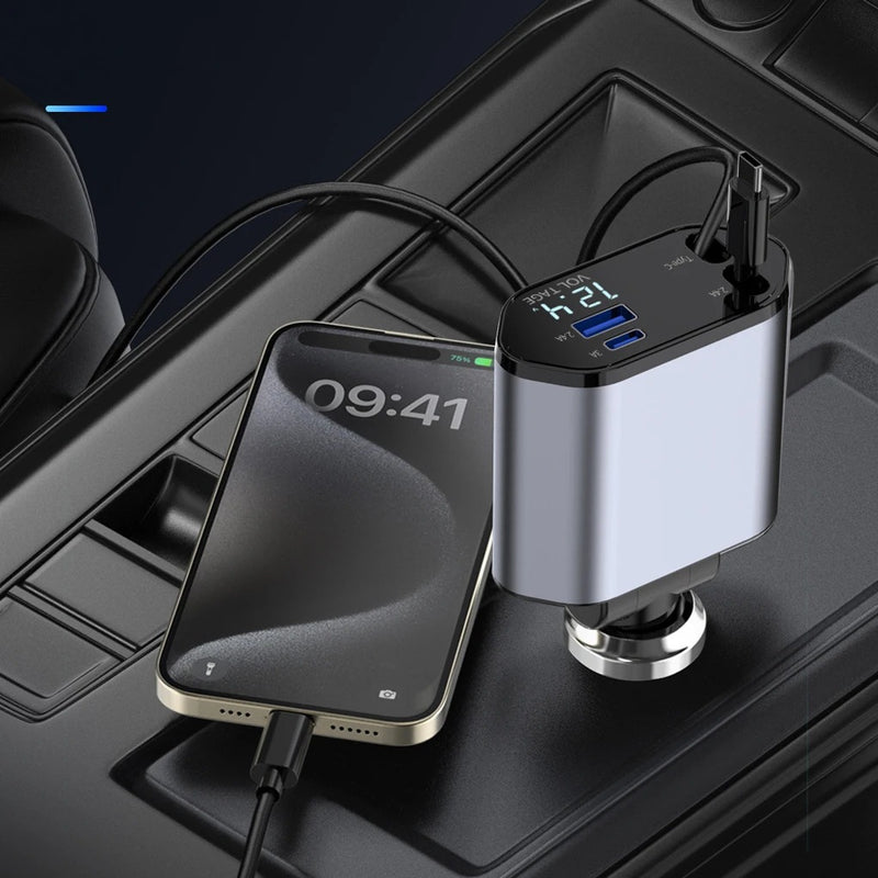 4-in-1 Type-C car charger, view 4 - MRSLM