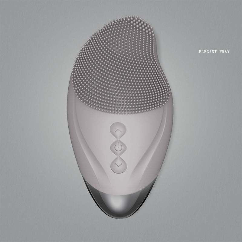 rechargeable facial cleansing brush, view 3 - MRSLM