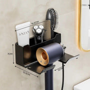 wall mounted hair dryer holder, view 2 - MRSLM