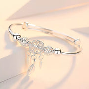 dream catcher adjustable bracelet, view 3 - MRSLM