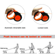 Retractable dog leash, view 6 - MRSLM