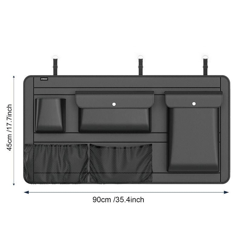 leather car storage organizer, view 9 - MRSLM