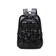 women's skull punk backpack, view 3 - MRSLM