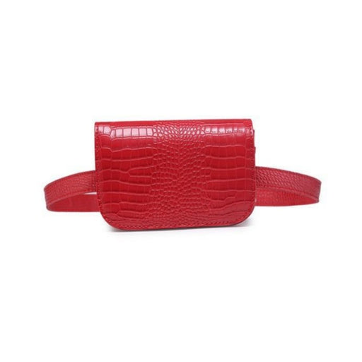 casual pu leather waist bag, view 9 - MRSLM