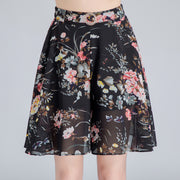 chiffon wide leg shorts skirt, view 2 - MRSLM