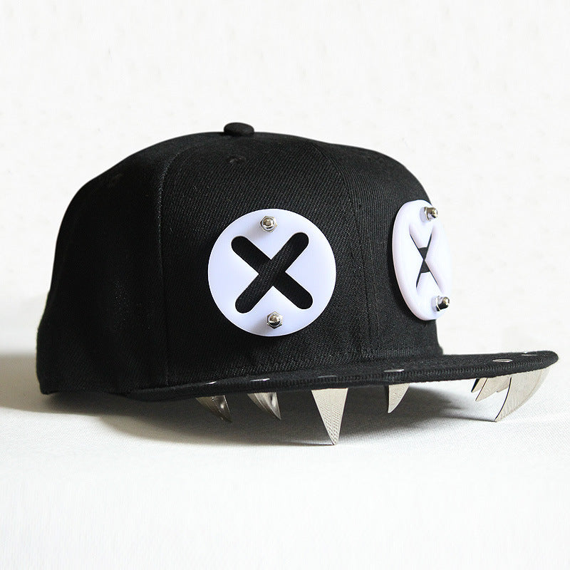 punk demon teeth hat - MRSLM