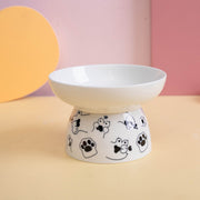 cartoon ceramic cat bowl, view 4 - MRSLM