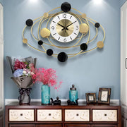 gold metal art wall clock - MRSLM