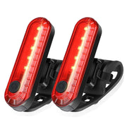 rechargeable LED bike tail light, view 2 - MRSLM