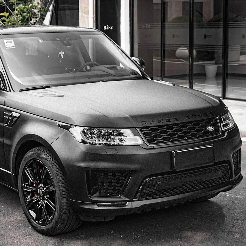 frosted black matte vinyl car wrap - MRSLM