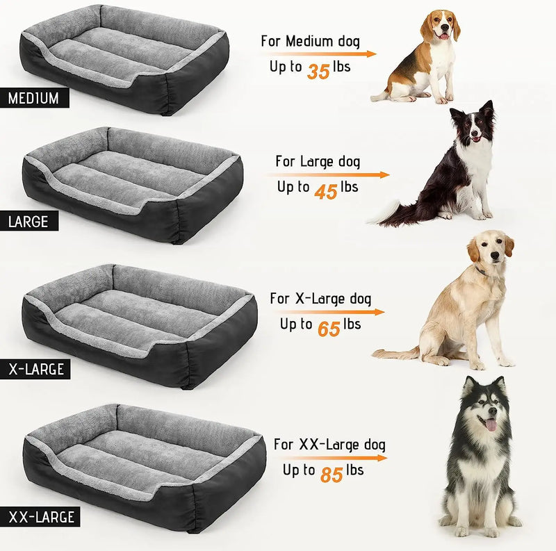 washable dog bed for large dogs, view 4 - MRSLM