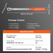 Precision mechanical torque wrench set, view 4 - MRSLM