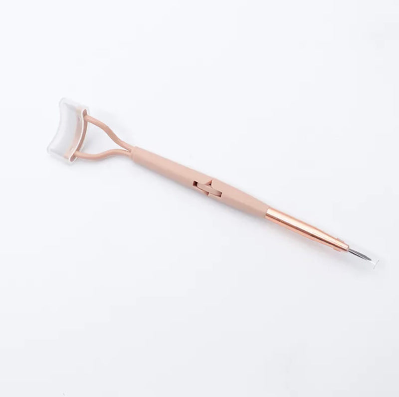Foldable steel teeth eyelash brush, view 2 - MRSLM